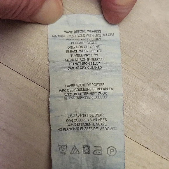 🛍Indigo‎ Blue Over The Belly Dark Wash Straight Leg Skinny Maternity Jeans XS - Picture 4 of 10